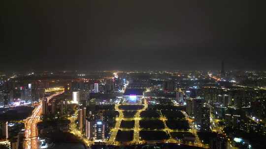 四川成都东站夜景