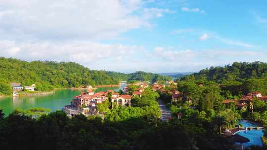 油画般的风景-山青水秀云海翻滚时光里