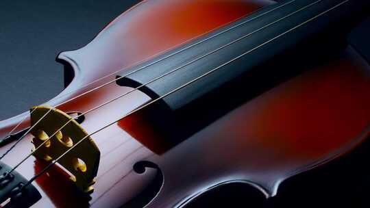 小提琴特写素材