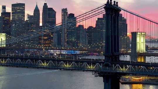 美国纽约地标建筑航拍