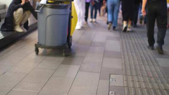 浙江省杭州市拱墅区武林夜市夜晚夜景逛街购