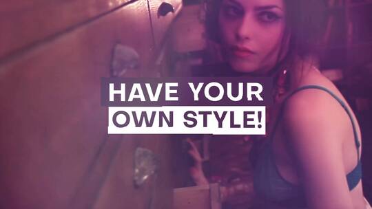 时尚动感转场运动文娱图文展示宣传片AE模板