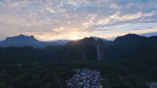 山水江南丽水仙都