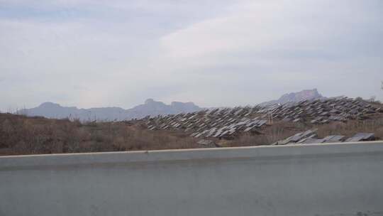 旅行 沿途 风景 公路 树