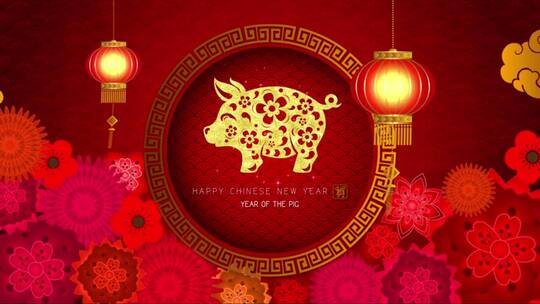 中国新年庆典动画
