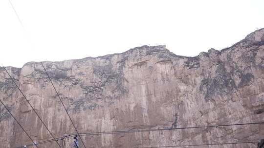 岩石山脉局部景象