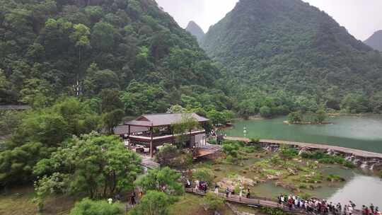 贵州小七孔景区航拍