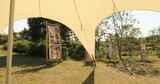阳光帐篷户外休闲野营基地休闲度假空镜素材高清在线视频素材下载