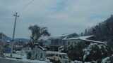冬天车窗外冬天雪景实拍高清在线视频素材下载