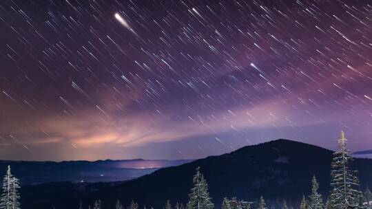 星空划过的延时