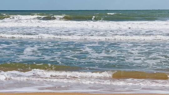 海滩沙滩海浪视频素材模板下载