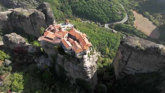 Meteora，修道院，卡拉巴卡，希腊