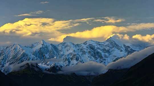 西藏 山脉 雪山 高原风光