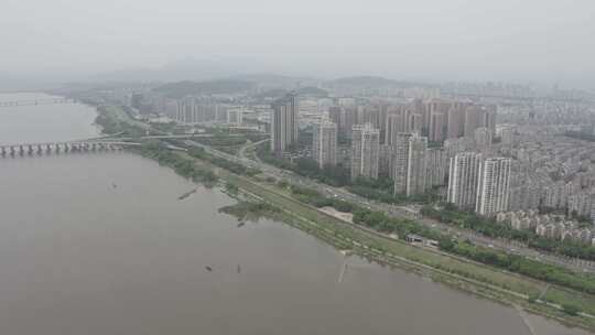 福州闽江南港三环快速 洪塘 乌龙江湿地公园