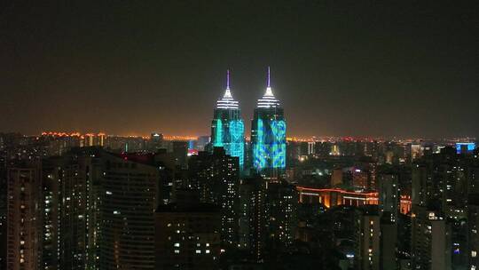 浦西环球港夜景