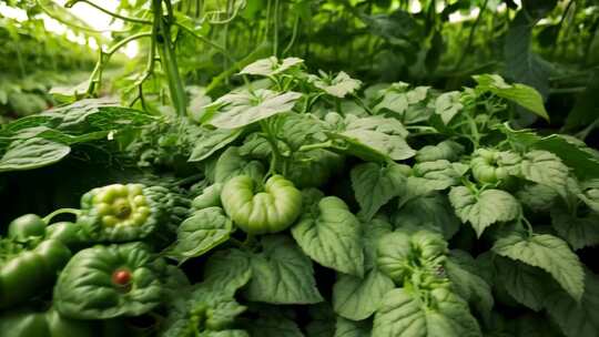 温室大棚蔬菜种植场景