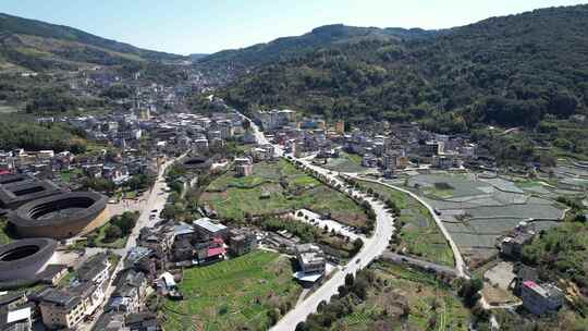 福建龙岩永定高北土楼群