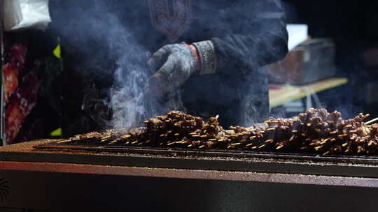 羊肉串 烤串 新疆羊肉串 新疆烤串 新疆