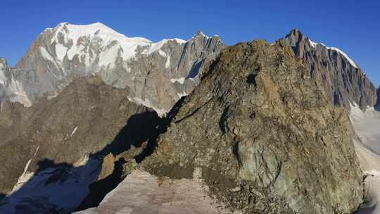 阿尔卑斯山，山脉，峰，游览杜勃朗峰