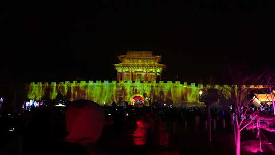 古城 广府 广府古城 夜景 建筑 古建筑 景区