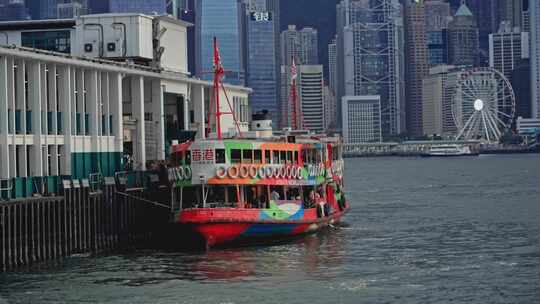 【正版素材】香港维多利亚港