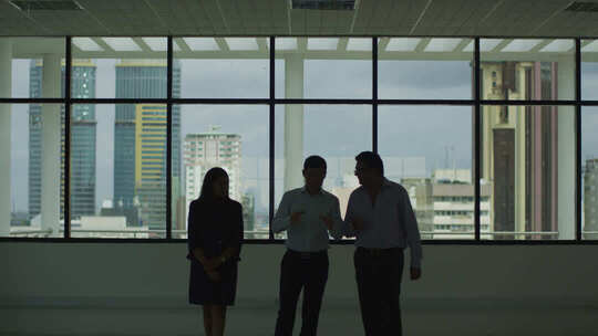 非洲 中国商人与当地商业伙伴谈话