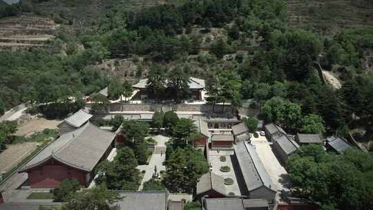 山西五台县佛光寺航拍-10