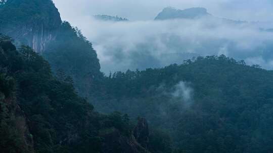 【4K】武夷山云雾延时