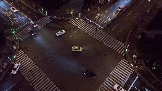 陆家嘴环路夜景视频素材模板下载