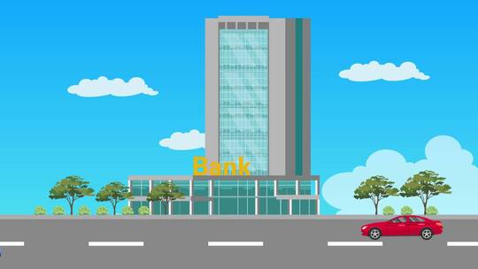 银行大楼MG动画