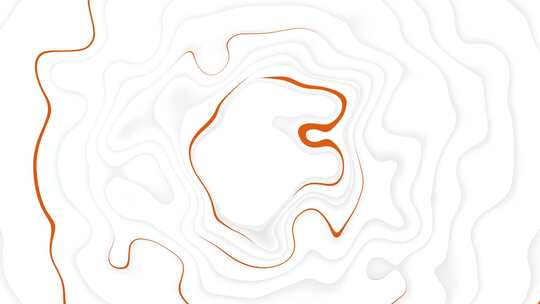 抽象光滑波浪背景。多色柔和光滑时尚波浪动