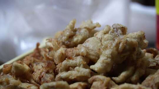 做饭椒盐蘑菇餐饮晚饭午饭炸货饮食餐饮美食