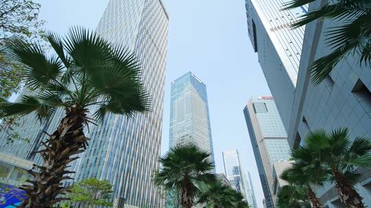 广西南宁五象新区东盟总部基地街景