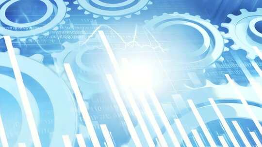 齿轮数据科技背景素材