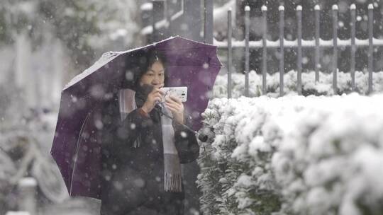 下雪天人文素材合集-60个镜头