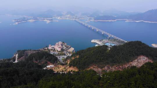 杭州千岛湖-千岛湖啤酒厂航拍