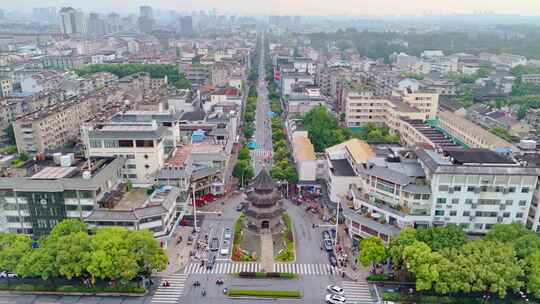 中国扬州市中心地标性建筑