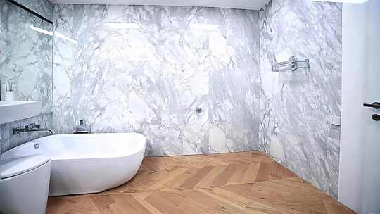 大理石瓷砖浴室装修展示