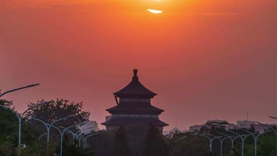 北京 日出日落