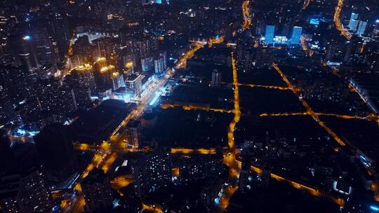 上海虹口区夜景