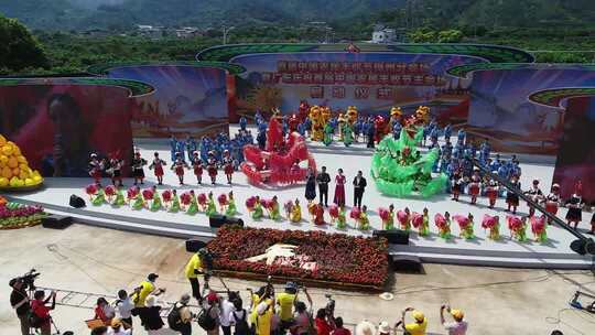 农民丰收节舞台表演现场