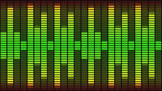 动感音乐波形图形均衡器LED背景