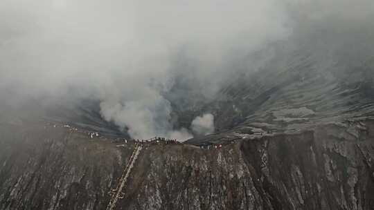 航拍Bromo火山