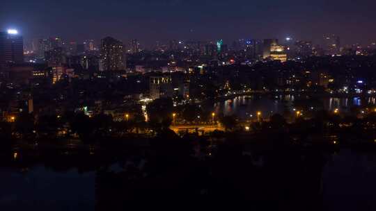 越南河内城市夜景