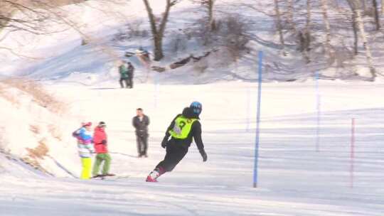 美林谷单板滑雪比赛及颁奖仪式