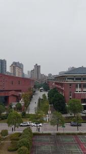 湖南软件职业技术大学教学楼（老校区）航拍