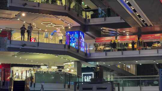 北京艺术商场侨福芳草地购物中心视频素材模板下载