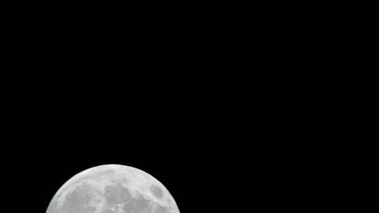 月亮升起延时摄影