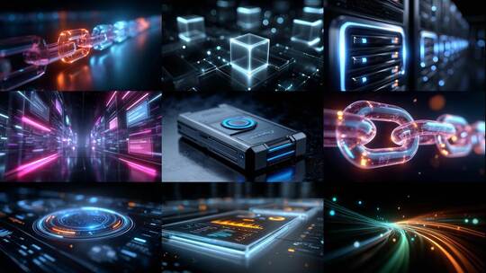 区块链数字资产安全高效管理方案高清在线视频素材下载