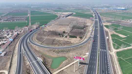 高速公路互通风景